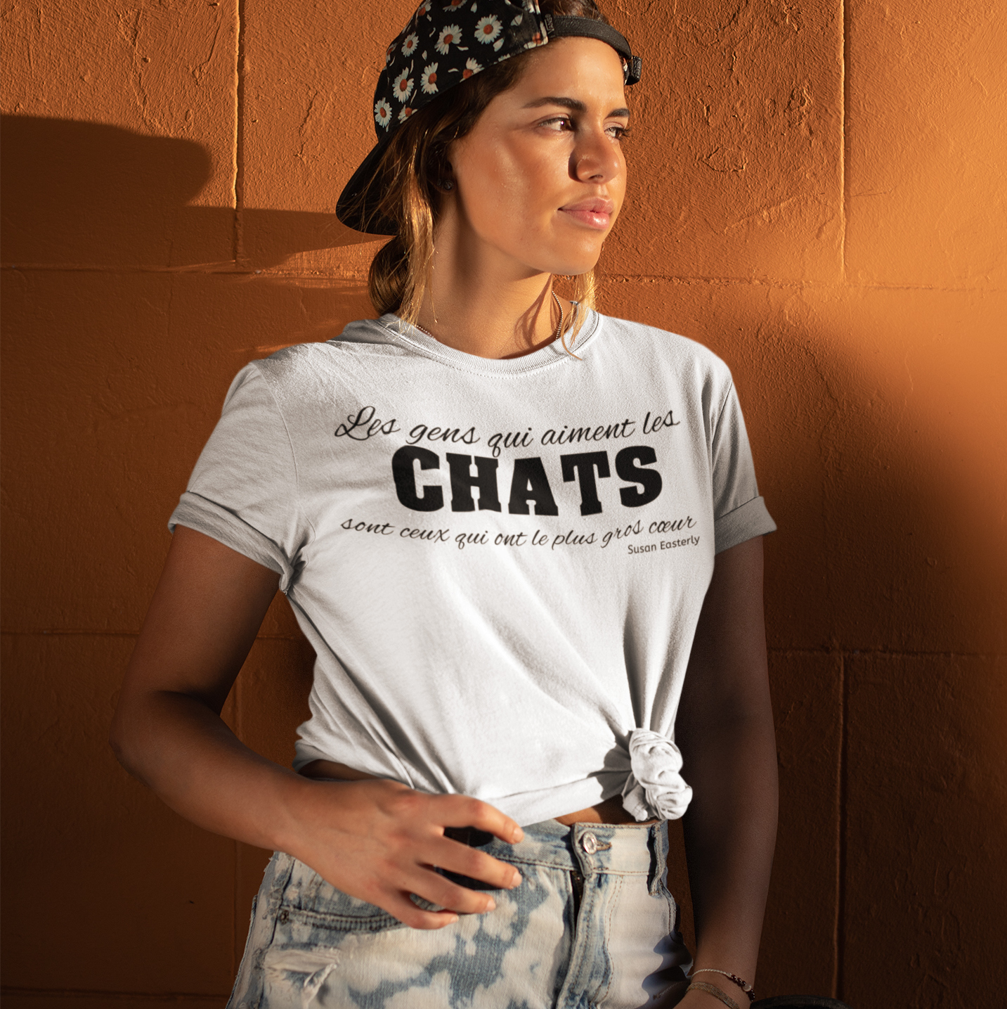 T-shirt gens qui aiment les chats